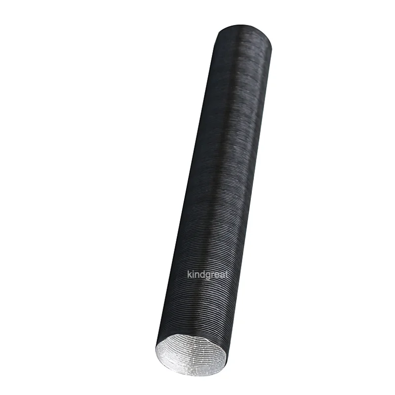 For Webasto Eberspacher Diameter 25/42/60/76/90mm Aluminum Foil Warm Air Ducting Intake Outlet Exhaust Corrugated Hose Pipe