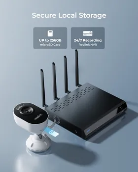 Reolink Lumus 4MP WiFi Outdoor Camera with Spotlight 2.4/5GHz Dual-Band WiFi Motion Detection 2-Way Audio Surveillance Cameras 5