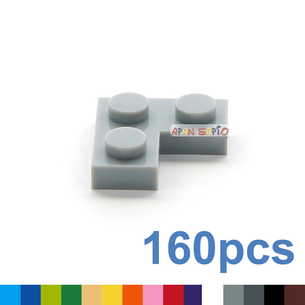 160 stücke DIY Bausteine Dünne Zahlen Bricks 1 + 2 Punkte Pädagogisches Kreative Größe Kompatibel Mit 2420 Kunststoff Spielzeug für Kinder