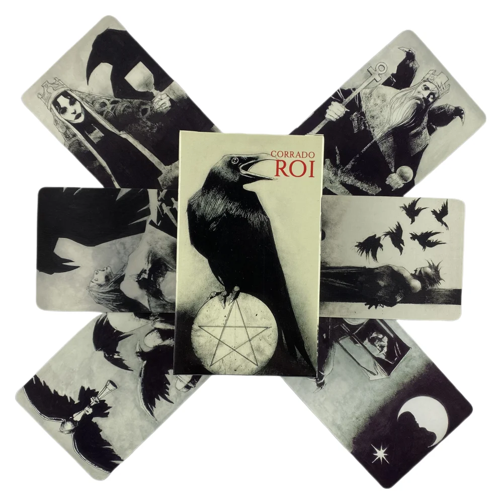 Murder Of Crows Tarot Cards A 78 Deck Oracle English Visions Divination Edition Borad Playing Games 4