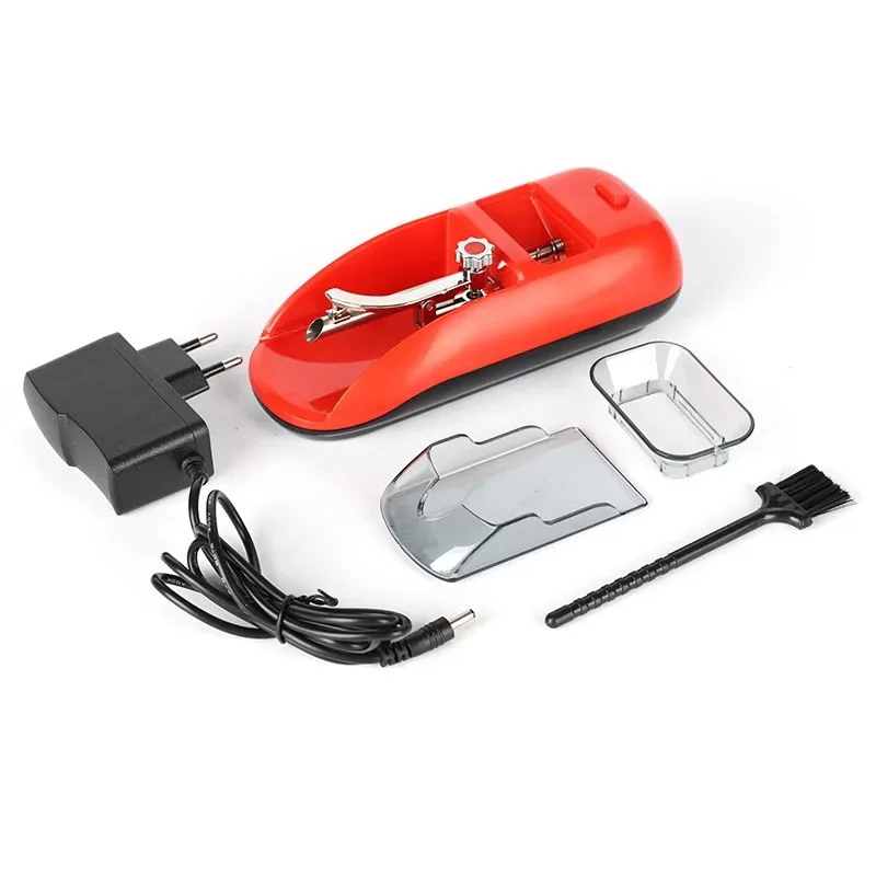 Family DIY Electric Automatic Cigarette Wrapping Machine for 8mm Tube Tobacco Rolling Machine EU Plug Gadgets For Men