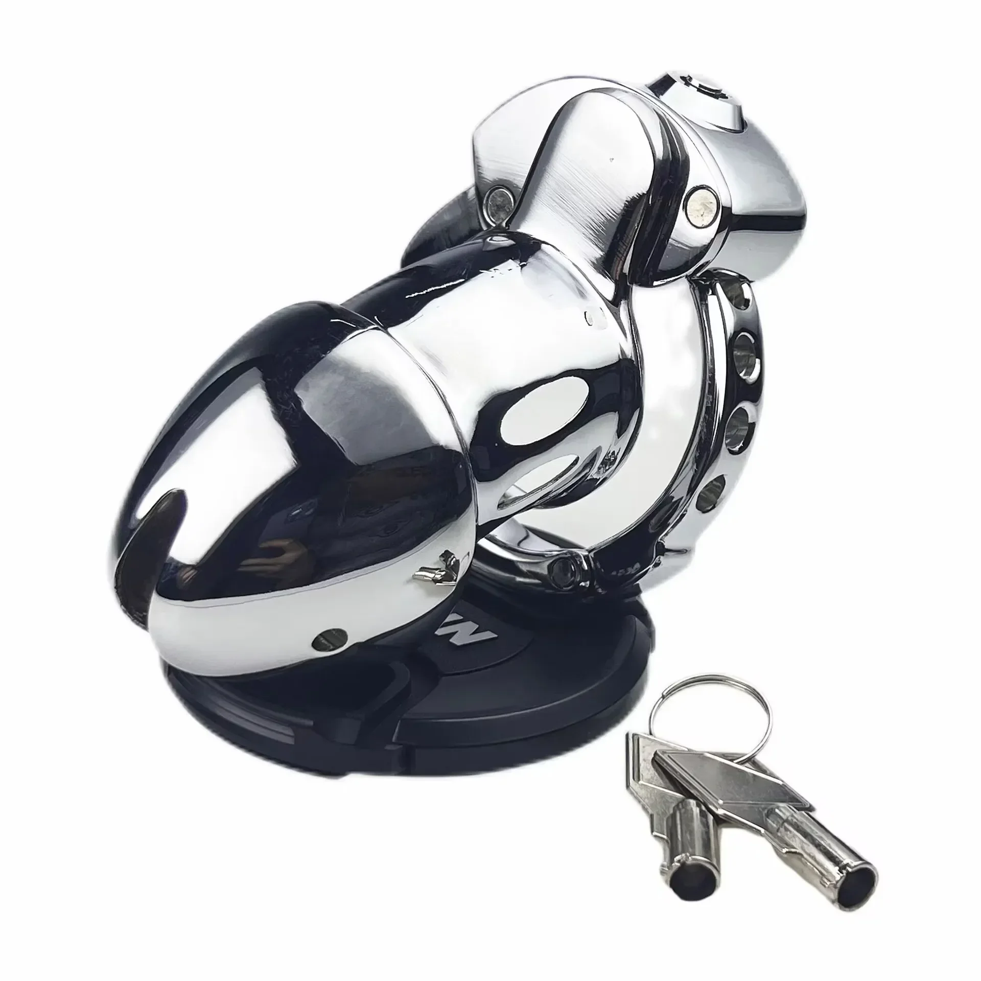 Penis Chastity Cage Chastity Lock Sex Toy Chastity Cage Accessory Penis Cock Ring Adjustable Male Metal Heavy Penis Cage Lock Bird Chastity Cage Cock Ring Slave Bondage Restraint Sex Toy Male