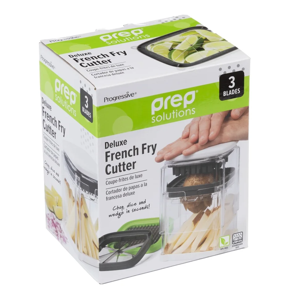 3 in 1 Deluxe French Fry Cutter Vegetable Slicer