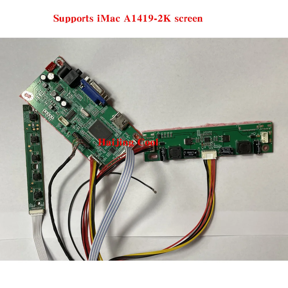Haijing-diy Monitor Lcd Display Screen Kit Motherboard Driver Controller Test Mainboard Cool Faça Você Mesmo Imac A1419 2k Lm270wq1 sd f1 f2
