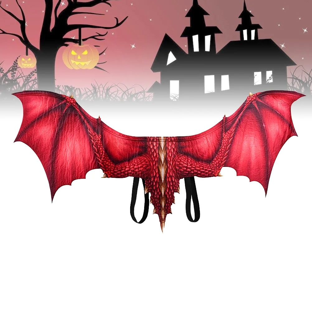 

Black Halloween Dragon Wings Cosplay Performance Prop Decoration Stage Non-woven Wings Props for Adults