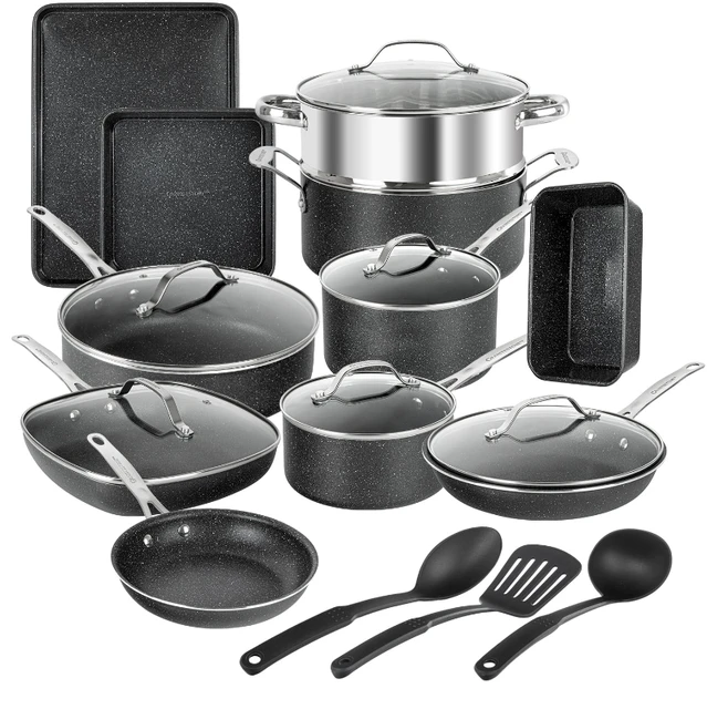 Gotham Steel 20-Piece All in One Kitchen Nonstick Cookware & Bakeware Set