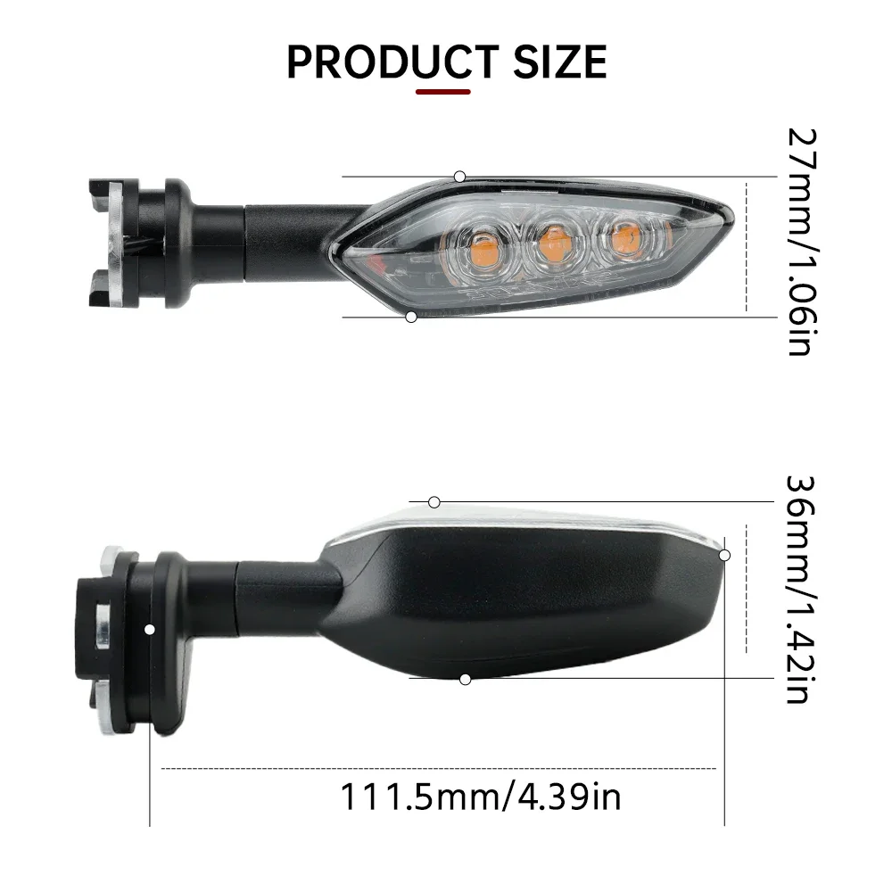LED Turn Signal Light For YAMAHA YZF R15 R25 R3 R125 MT25 MT03 MT15 MT07 MT09 MT10 XJ6 FZ6 Motorcycle Accessories Indicator Lamp motorcycle light motorcycle led lights motorcycle turn signal lights motorcycle turn signal