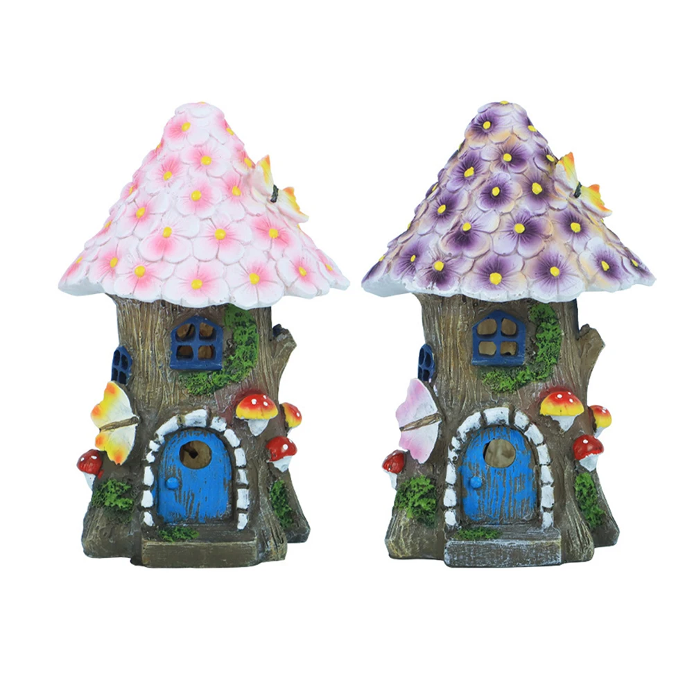 Pastoral Solar Garden Light Simulate Hummingbird Solar Decorative Lamp Resin Landscape Light for Outdoor Pathway Yard Decoration