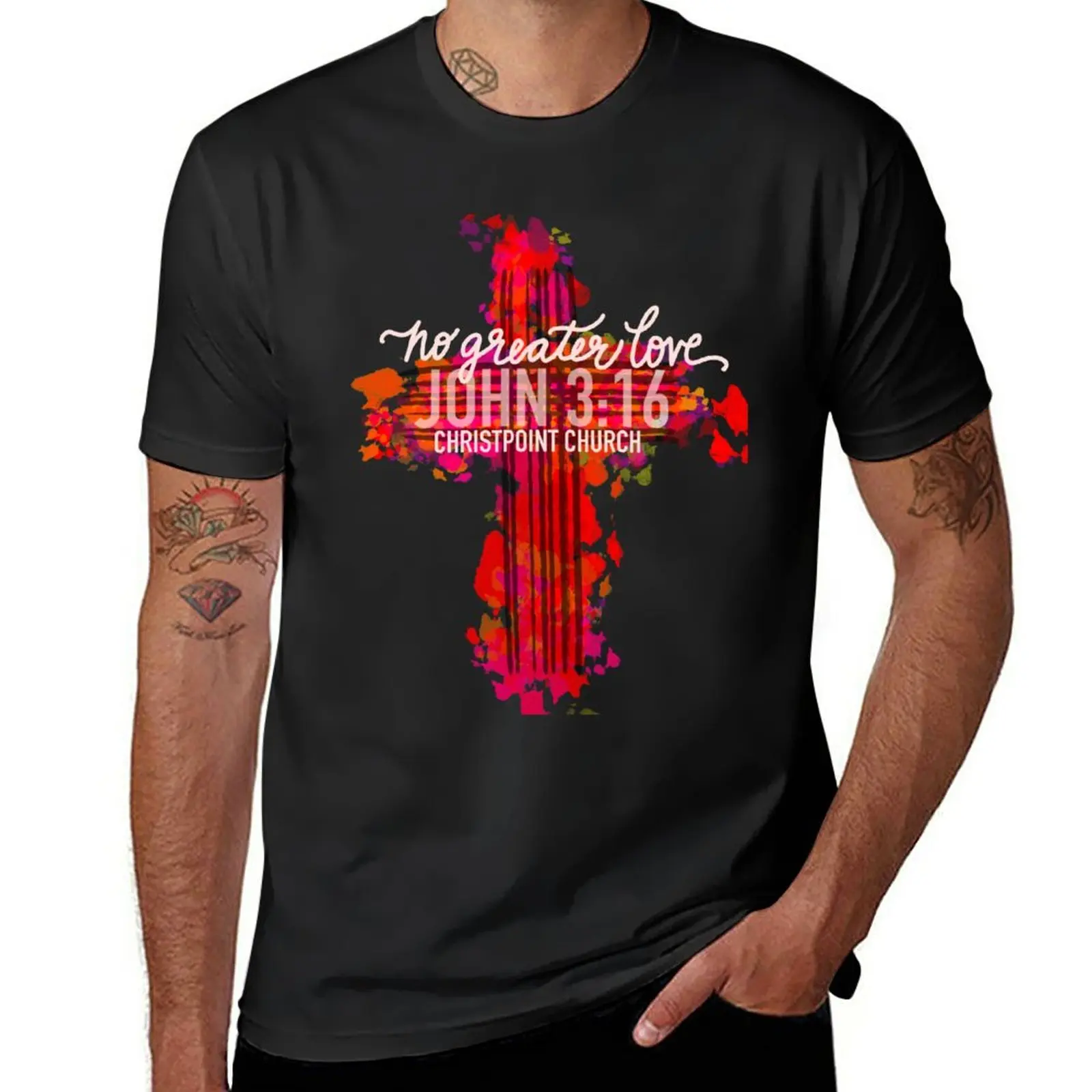 

No Greater Love T-Shirt quick-drying blacks customs graphics Men's t shirts