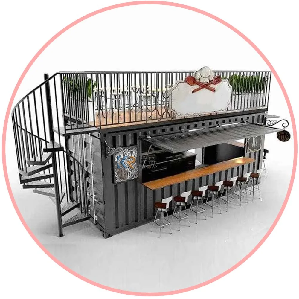 2023 Container House Prefabbricato Per Fattoria A Buon Mercato Container Bar Ristorante Pronto Prefabbricato Prefabbricato Minuscole Case Cabin