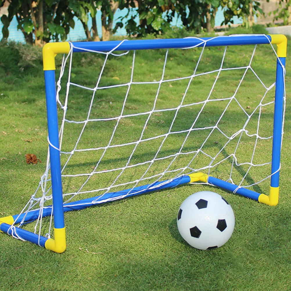 

Открытая модель, маленькая Складная футбольная дверь, портативная детская игрушка, футбольный Спорт для помещений, игры на открытом воздухе