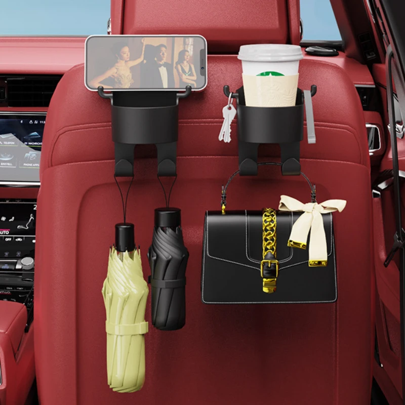 

Многофункциональный крючок для спинки сиденья автомобиля 3 в 1 подголовник Автомобильный держатель для телефона подстаканник для Хранения Подвесной зажим спинка сиденья автомобильные аксессуары для путешествий