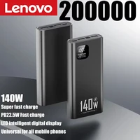 Lenovo 140W PowerBank 500000mAh High Capacity Super Fast Charging Portable Battery CCC Charger for iPhone Samsung Huawei 2026 5
