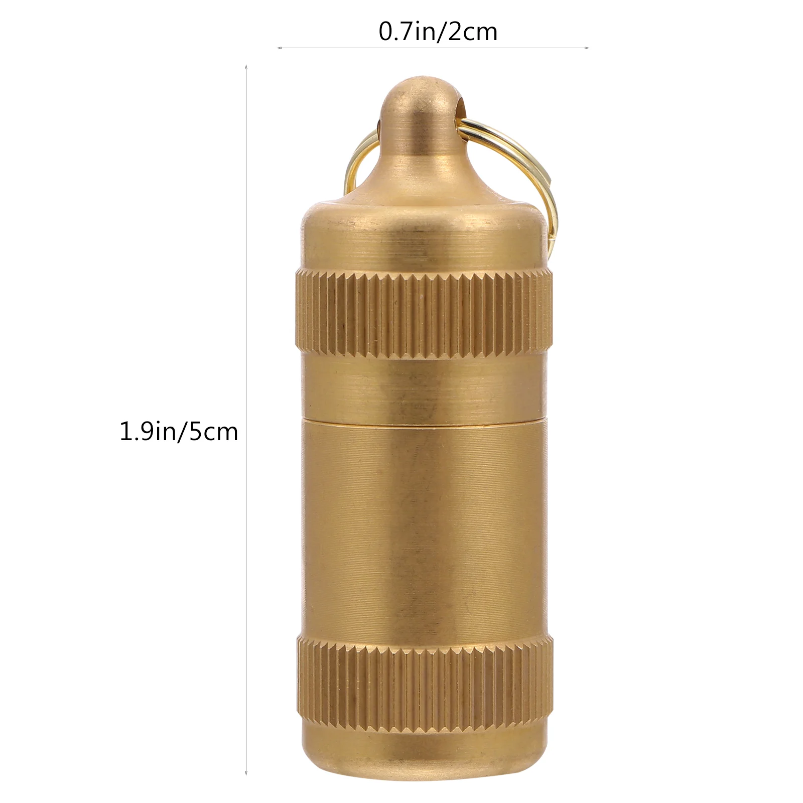 

1Pc Outdoor Portable Pill Organizer Pillbox Waterproof Medicine Canister