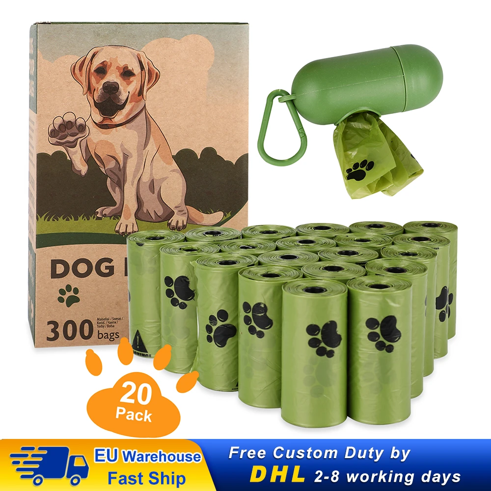 Degradable Pet Dog Waste Poop Bag Biodegradable Poop Bags Dogs 20