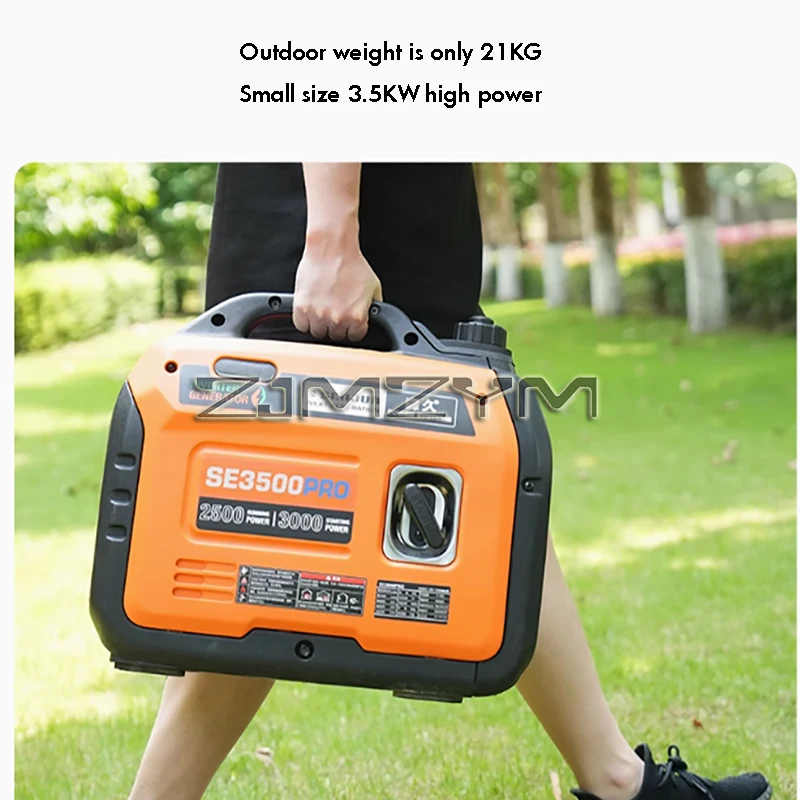 SE3500PRO Silent Variable Frequency Generator 3500W 220V Household Small Generator For Home Outdoor Stall Charging