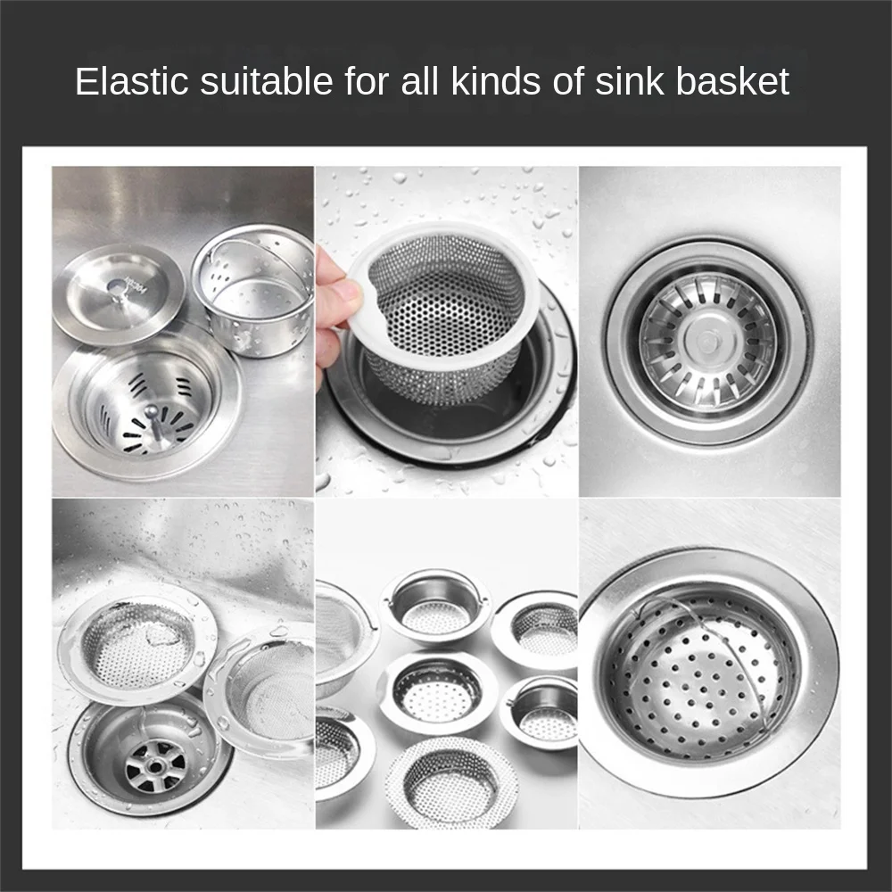 Disposable Kitchen Sink Filters Sewer drain anti-blocking garbage bag Pool Leak Mesh Bag mesh strainer Sink Garbage Net