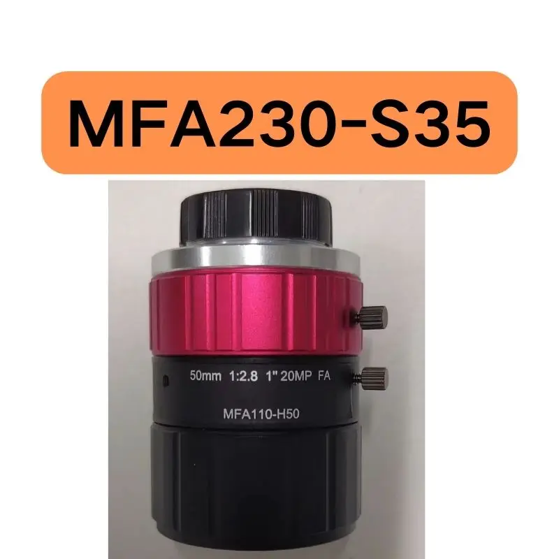 

Second hand MFA230-S35 35mm 1:2.8 FA industrial lens tested OK with intact function