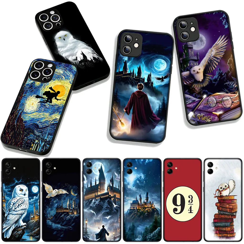 Artistic Owl Harry Wand Potters Phone Case Cover