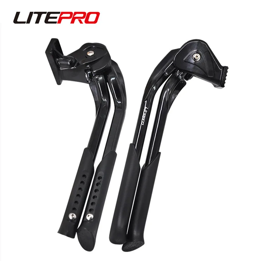 

Подставка Litepro Складная для горного и дорожного велосипеда, регулируемая стойка с двойной откидной ножкой 28 дюймов, кронштейн из алюминиевого сплава, 20 дюймов