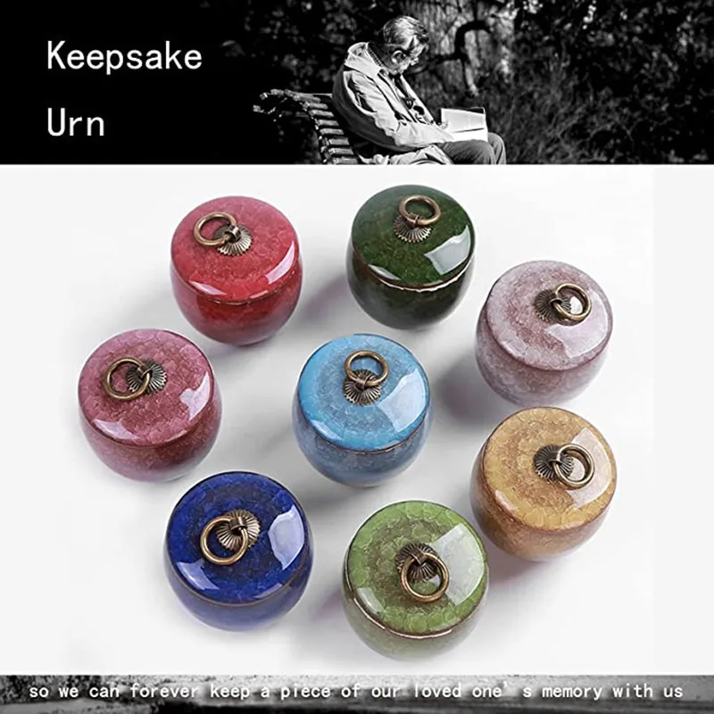 Small Urns for Human Ashes-Token Urns-Ceramic Memorial Keepsake Cremation