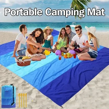 Waterproof Beach Blanket Outdoor Portable Picnic Mat Camping Ground Mat Mattress Camping Camping Bed Sleeping Pad Amagi