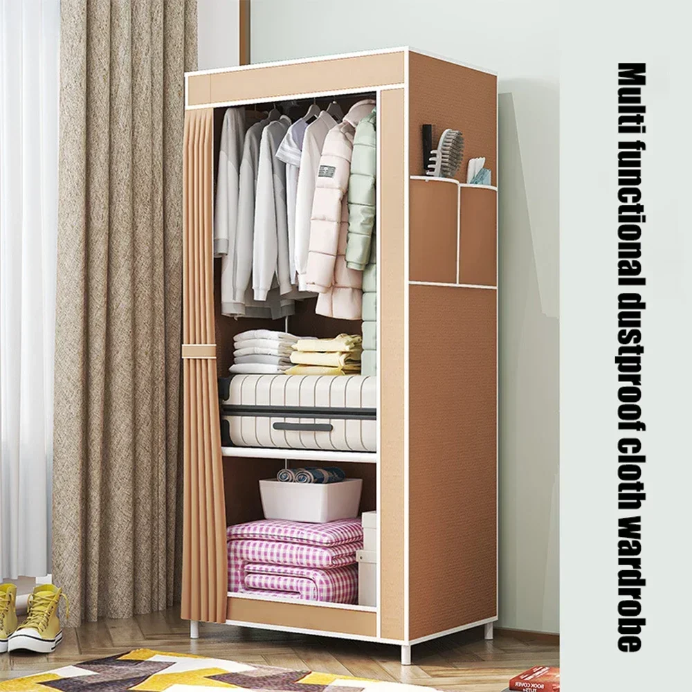Fabric Wardrobe Household Multi-layer Rental Room Storage Single Person Economy Minimalism