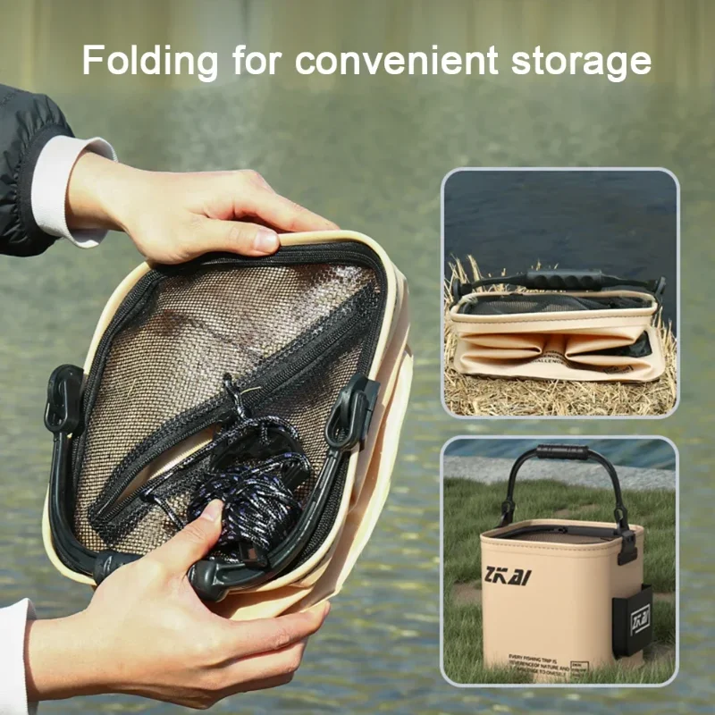 8L 13L Bucket Fishing Stuff Supplies Accessory Suitcase