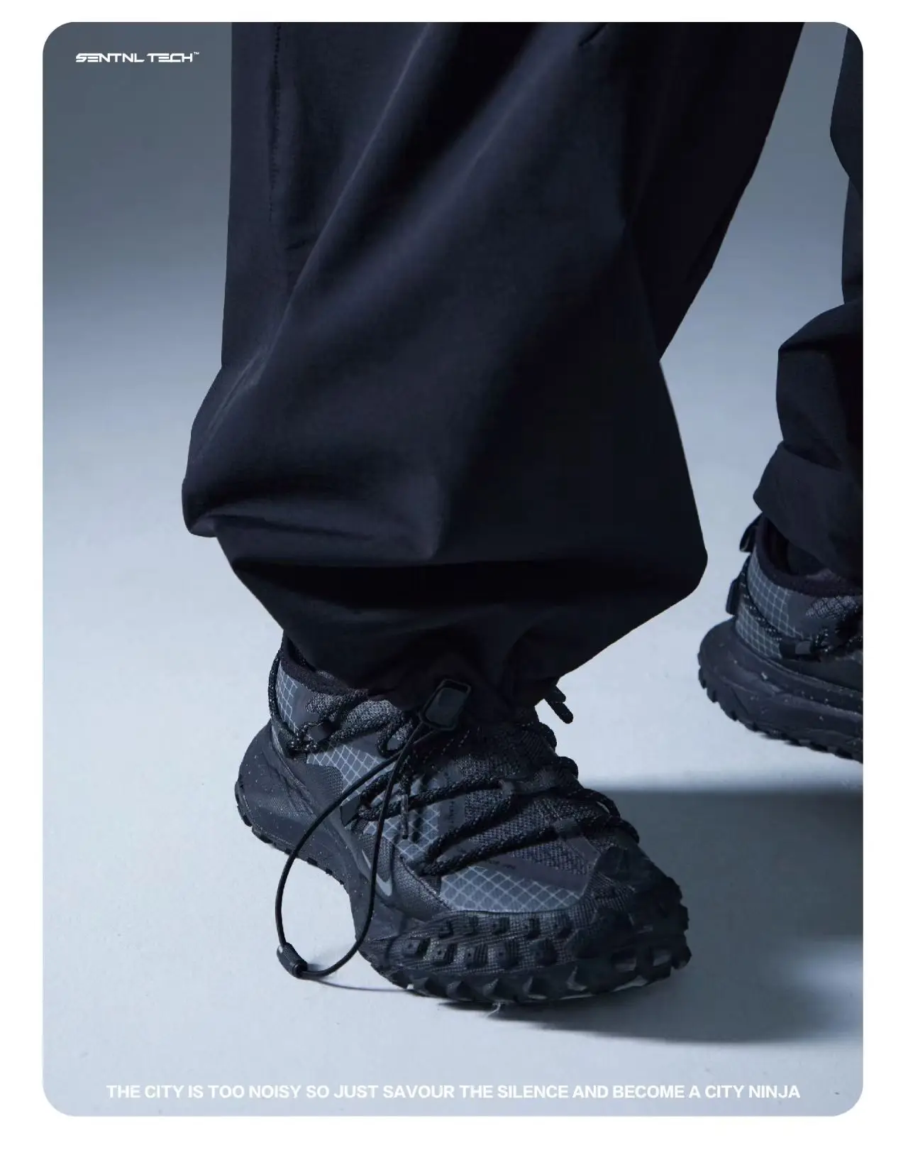 Silenstorm 25 aw Functional windbag low-waisted relaxed cargo wide-leg pants loose-fit multipocket leg op adjustment techwear