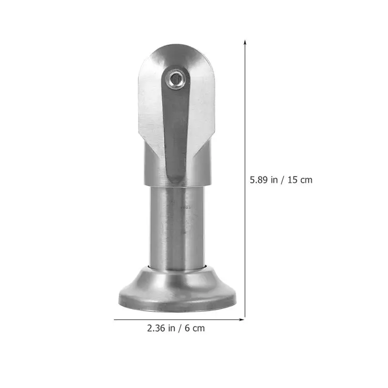 Toilet Partition Bracket Feet Public Restroom Supporting Feet Stainless Steel Support Foot Furniture Leg Hardware Accessories