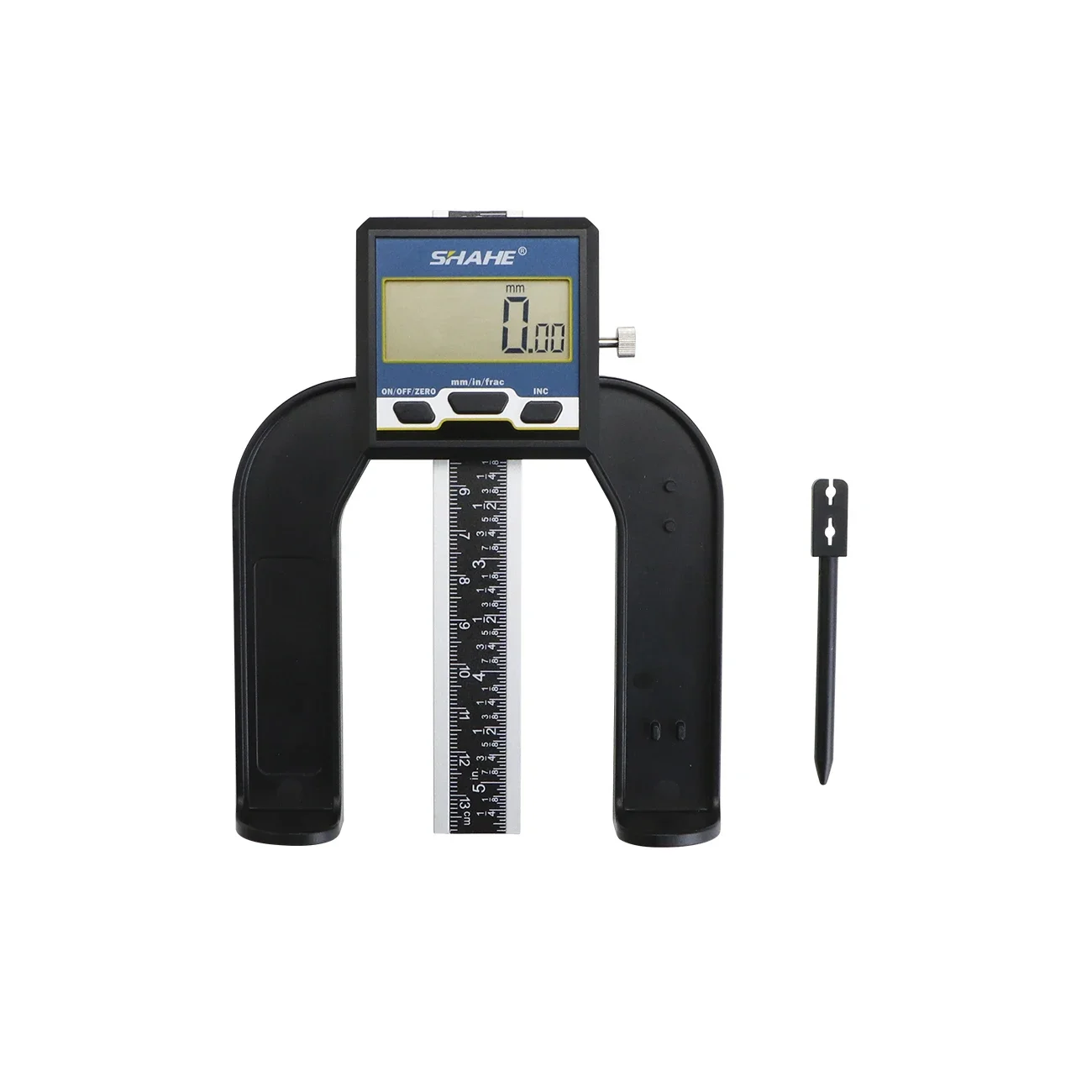 Description Picture 5 of itemSHAHE 0-80mm 3 1/8 inch Digital Depth Gauges Height Gauge With Magnetic Base Woodworking Ruler for Router Table