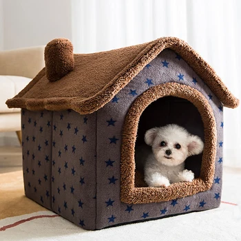 Soft cat house with removable cushion pad 1