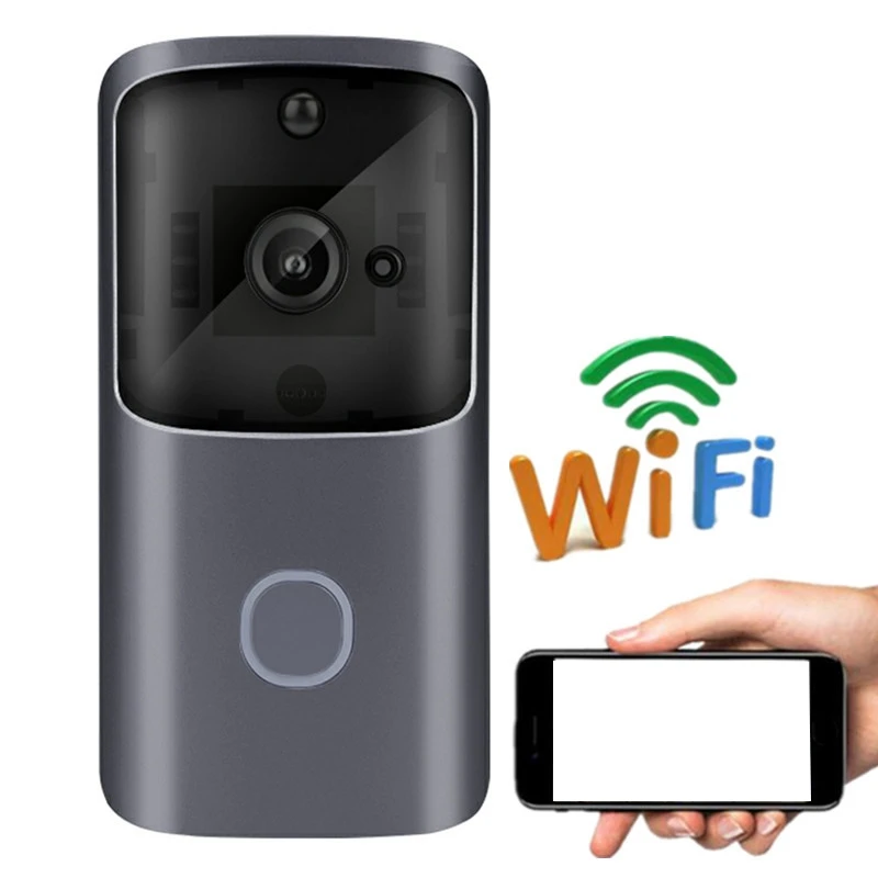 Smart WIFI Doorbell Camera IR Night Vision Wireless Security Camera Rainproof Outdoor Door Bells For Apartments Door Phone Rings door phone intercom
