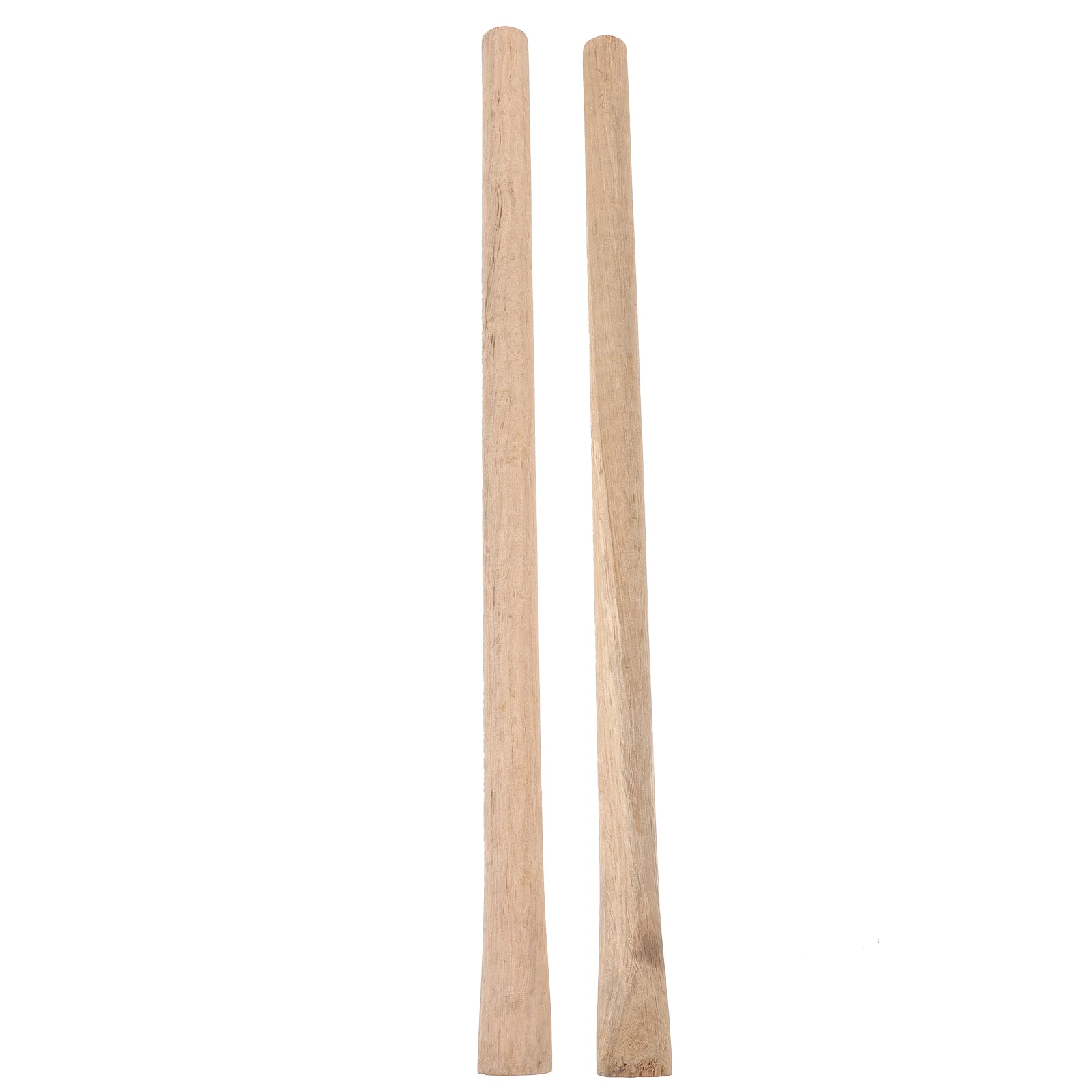 2 Pcs An Fittings Solid Wood Handle Garden Accessories Hoe Long Ax Replacement Hammer Replacements Staff 6