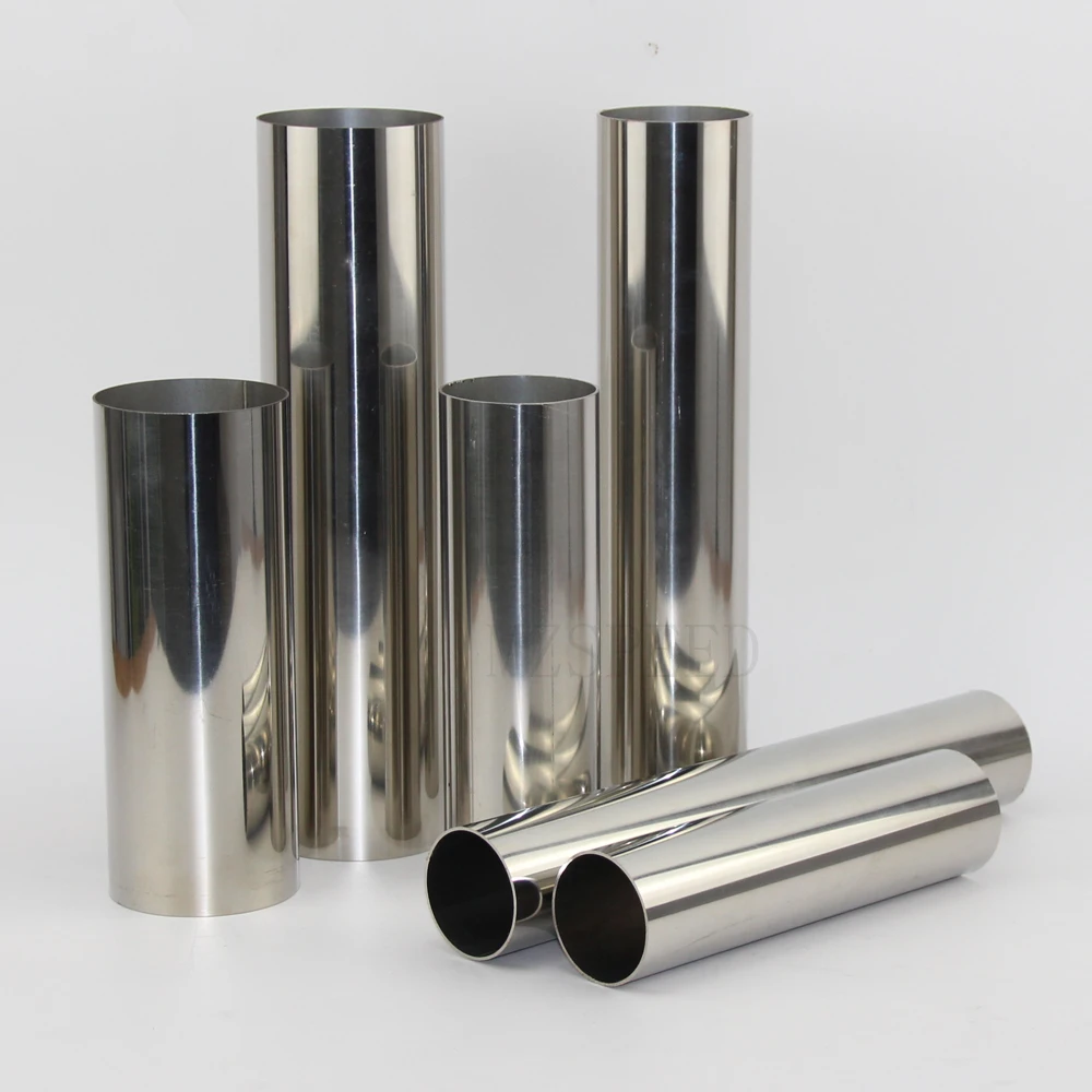 304 stainless steel pipe length 300mm outer diameter 51/63/76/89 mm stainless steel pipe