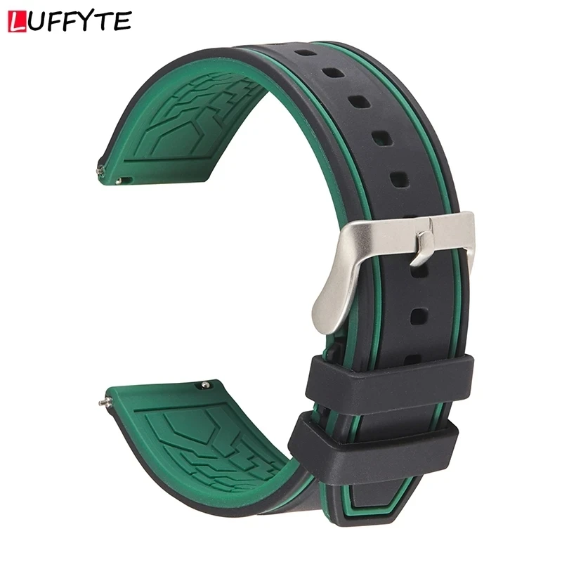Silicone Soft Leisure Watchband - Quick Release Strap