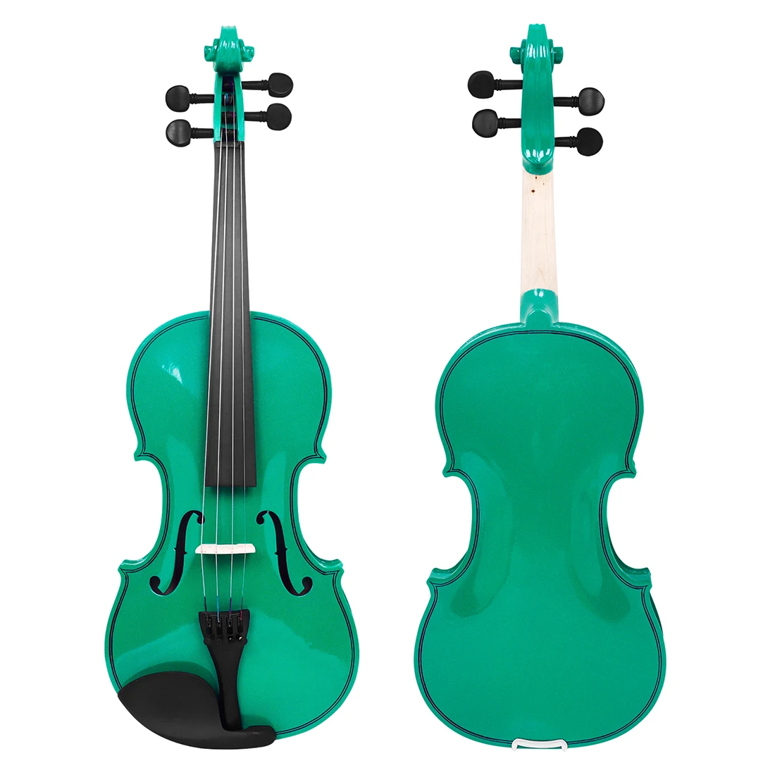 Acoustic Violin 4/4 Full Size Solid Wood Acoustic Violin for Beginner with Case and Bow