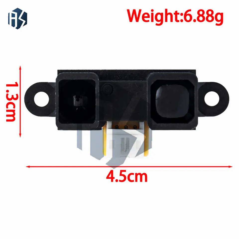 GP2Y0A21YK0F and GP2Y0A02YK0F Infrared Distance Sensors – 100% New, 10-80cm and 20-150cm Range, Includes Wiring image 2