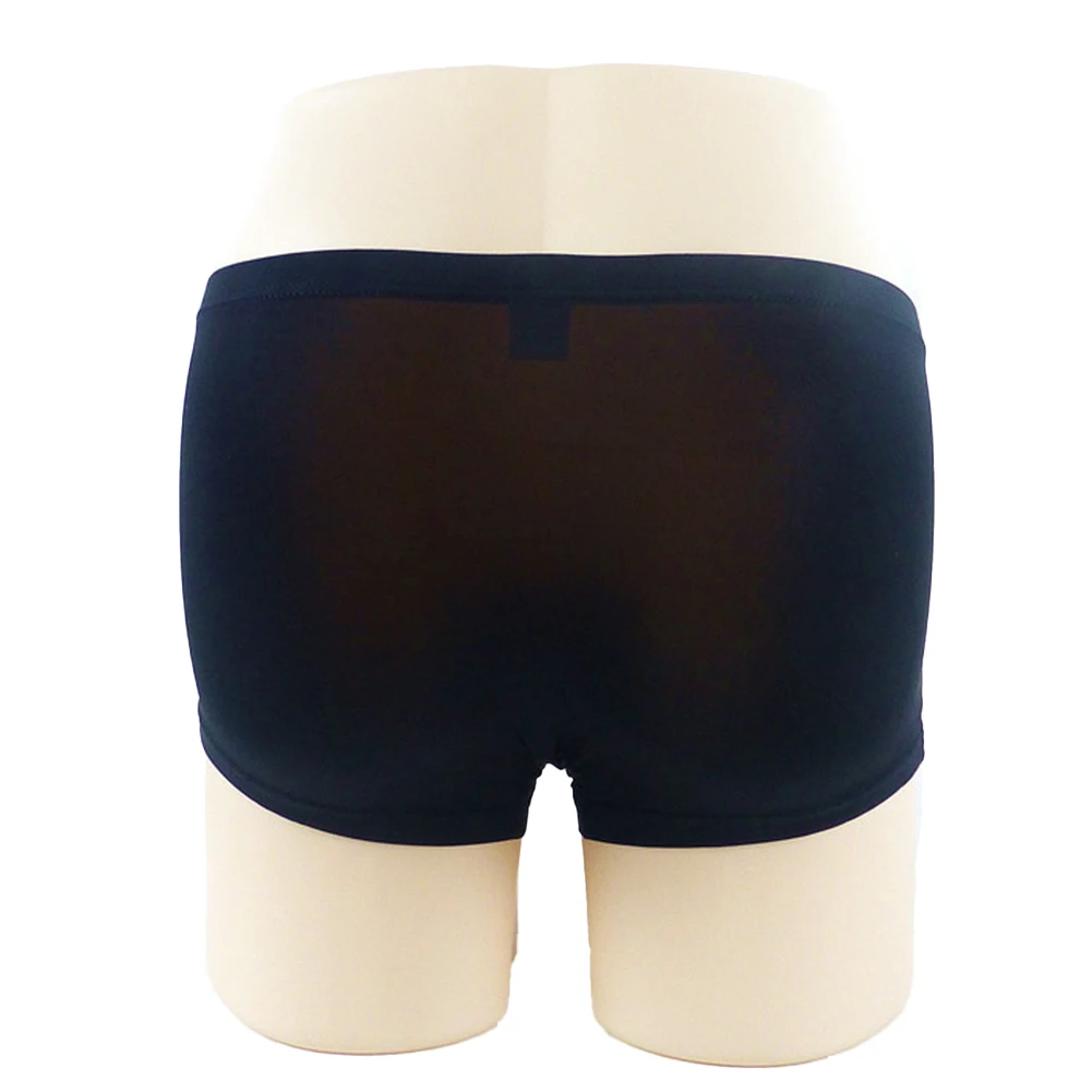 Experience Leisure and Style with Our Men's Ultra Thin Transparent Ice Silk Boxer Shorts Suitable for Every Season