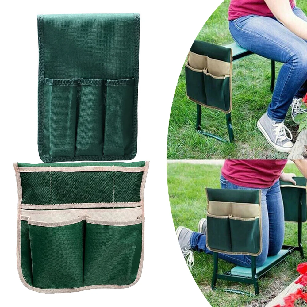 

1PCS Hot-Sale Oxford Fabric Folding Garden Kneeler Chair Tool Bag Easily Attach Park Bench Green Gadget Portable Durable