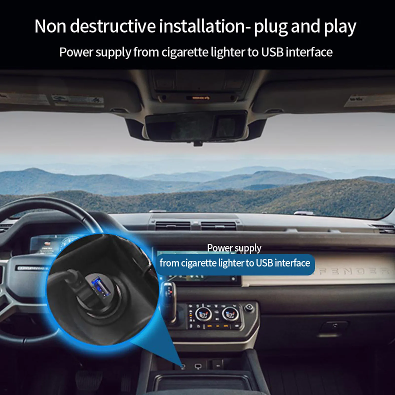 Car HUD Display Car Head Up Display Speed Gauges Speed Meter Car Display Screen Car GPS Speedometer Odometer 4.7 inch LCD Display HUD HD Display with Over Speeding Alarm Function for All 5-24V Vehicle