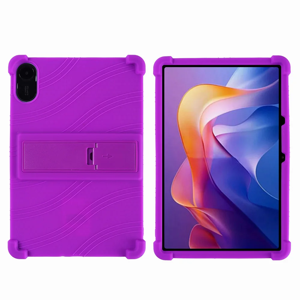 11-Inch Shockproof Soft Silicone Stand Protective Tablet Shell