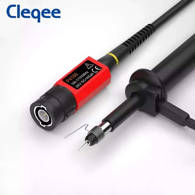 고전압 신호를 안전하고 정확하게 측정하는 Cleqee 고전압 오실로스코프 프로브