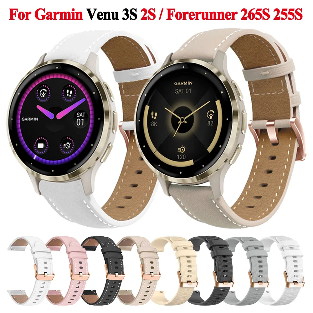 

Ремешок для наручных часов 18 мм для Garmin CAME 3S/CAME 2S/Vivoactive 4S/Vivomove 3S/Forerunner 255S/Forerunner 265S, ремешок для браслета