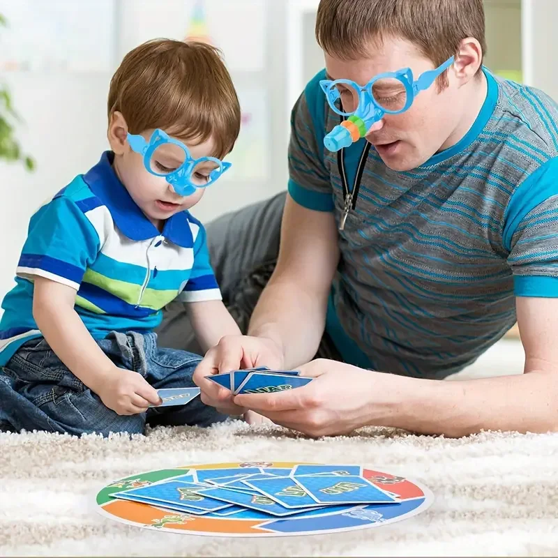 Liar Fibber Board Game for Kids - Educational Party Game with Noses & Glasses, Promotes Family Fun and Interaction, 2-4 Players 3