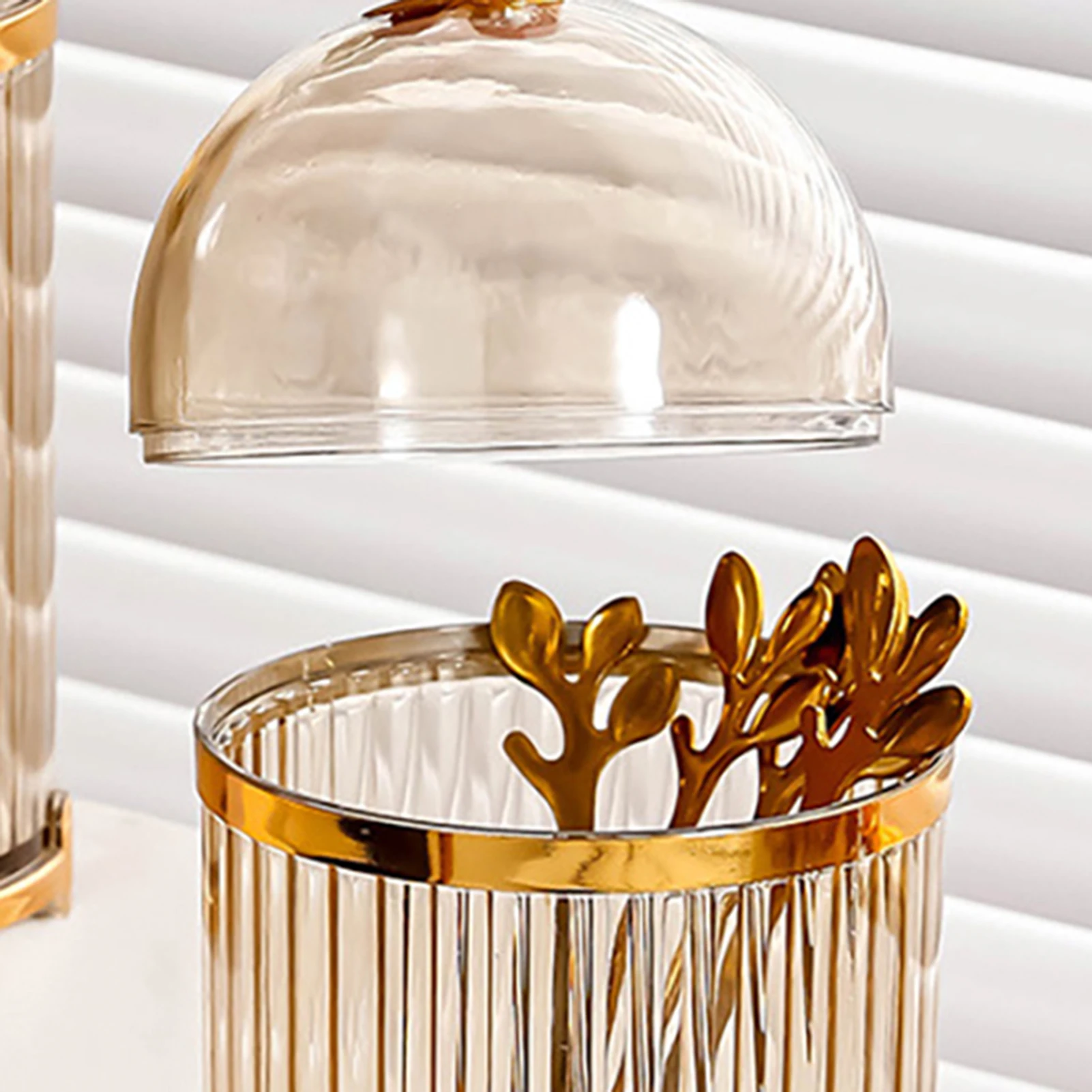 Coffee Spoon Dessert Fork Holder Household Utensil Flatware Organizer Food Storage Canister for Centerpiece 4