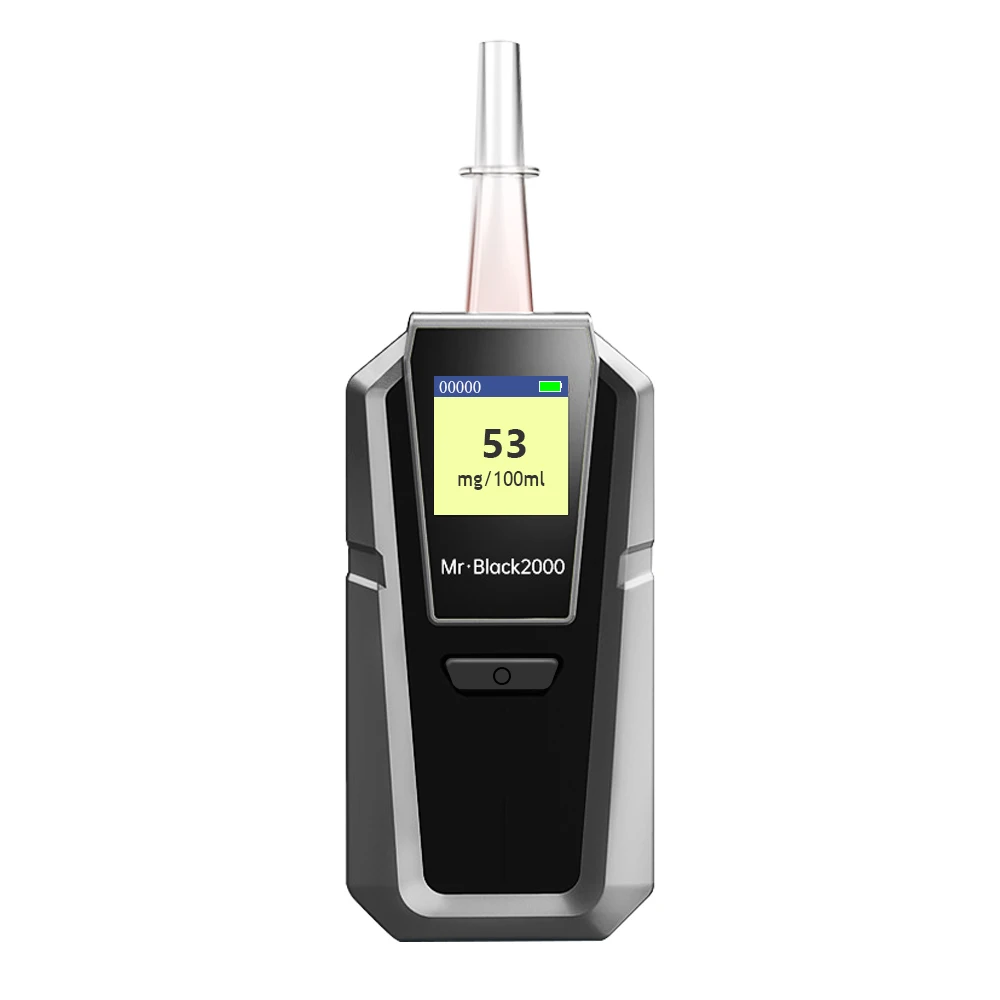 

Professional-Grade Accuracy Sensor Alcohol Tester with Rechargeable Battery, 10 Seconds Detect Results, LCD Screen for Personal