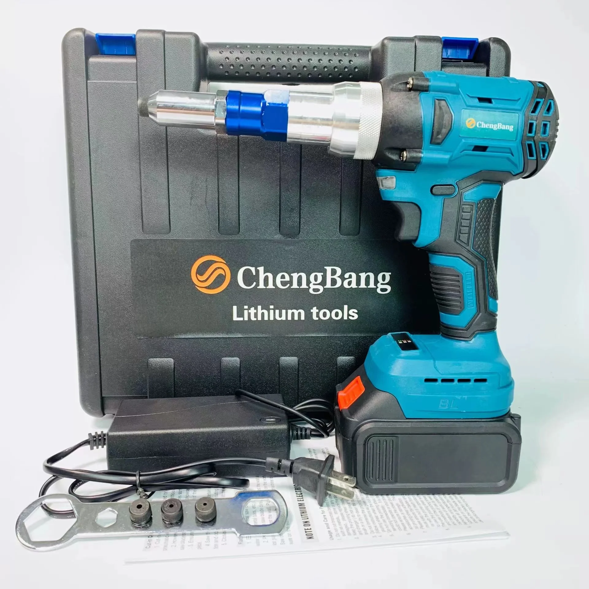 88VF Brushless Electric Rivet Gun Cordless Rivet Nut Gun Drill Insert Automatic Riveting Tool For Makita 18V Battery EU Plug