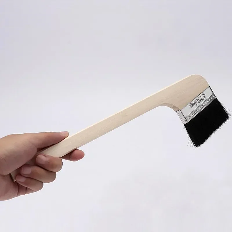 Wood handle brush Universal boar bristle brush Pen for Barbecue BBQ Oil Painting paint chip chalk gap dust remover cleaning tool