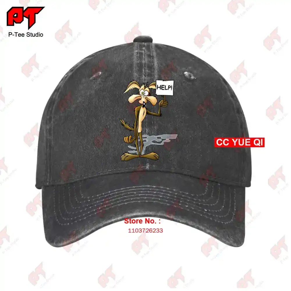 Willy Coyote Road Runner Cartone Cult-Help Baseball Caps Truck Cap WRQH